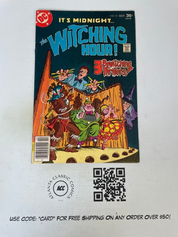 It's Midnight The Witching Hour # 74 FN/VF DC Comic Book 17 J239