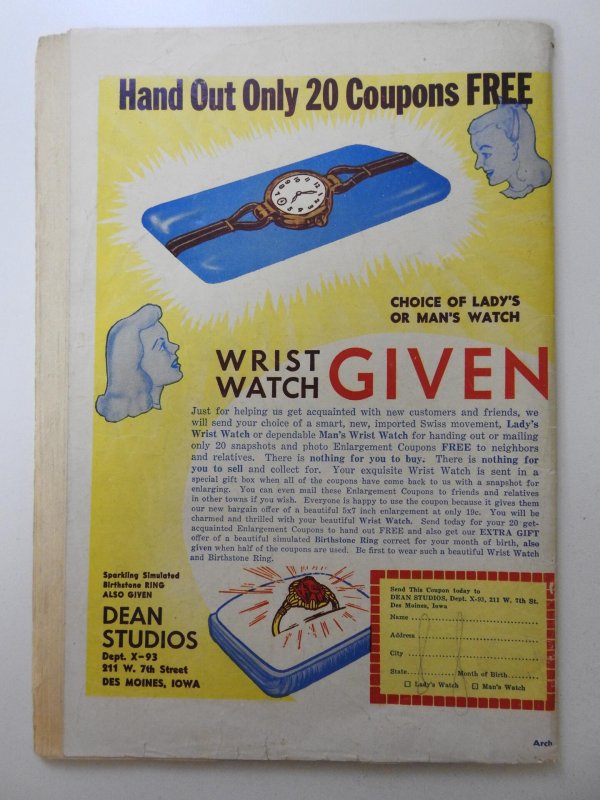 Archie Comics #34 (1948) Solid VG- Condition!