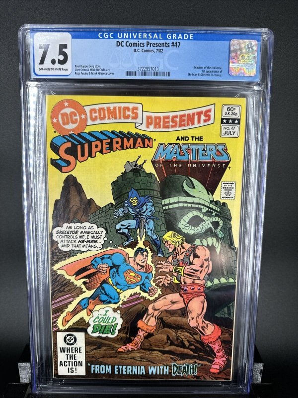 DC Comics Presents 47 CGC 7.5 1ST HEMAN SKELETOR Masters