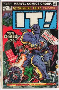 Astonishing Tales #21 (1973) It, the Living Colossus