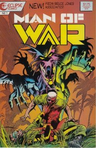 Man of War #1 Eclipse Comics August Aug 1987 (VFNM)