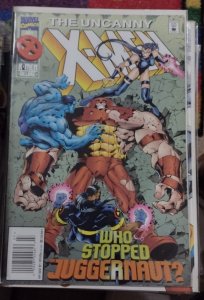 UNCANNY X-MEN #322  1995 MARVE DISNEY NEWSTAND VARIANT. WHO STOPPED JUGGERNAUT ?