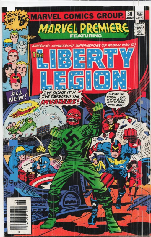 Marvel Premiere #30 (1976) Liberty Legion