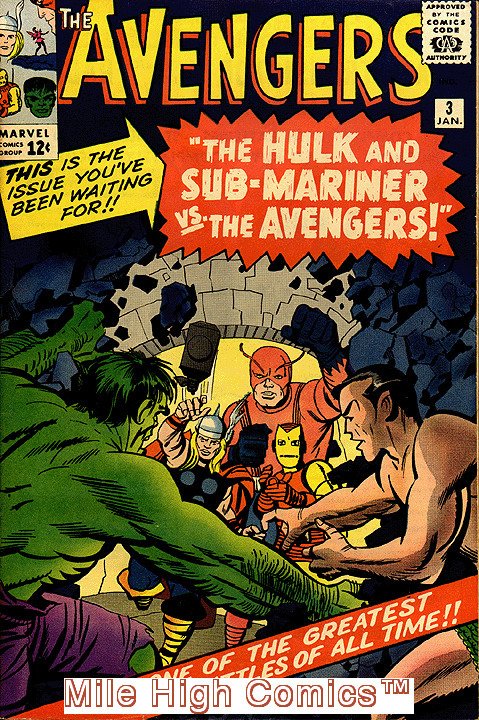 AVENGERS  (1963 Series)  (MARVEL) #3 Very Good Comics Book