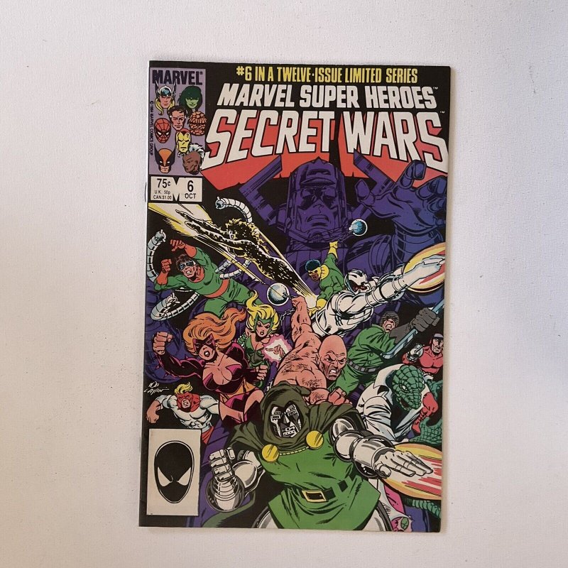 Marvel Super Heroes Secret Wars 6 Near Mint Nm Marvel 1984