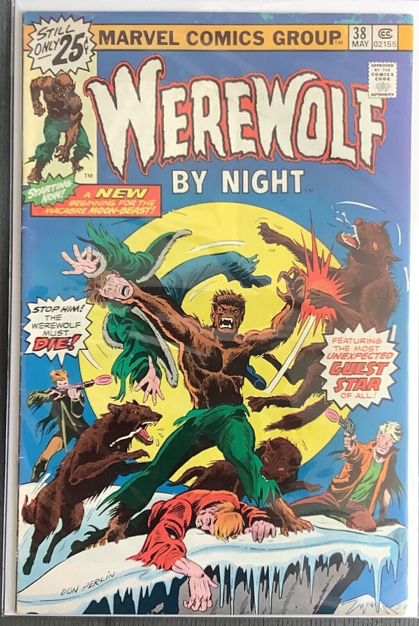 WEREWOLF BY NIGHT #25 - MARVEL COMICS 1975 - BRONZE AGE