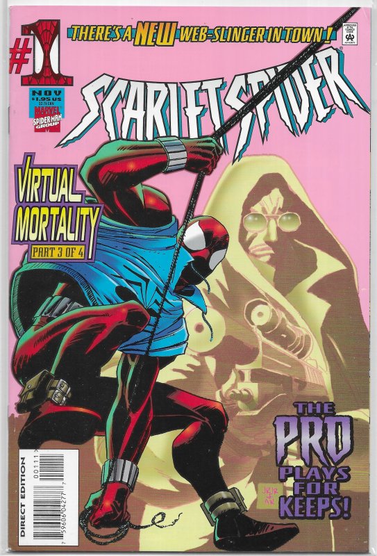 Scarlet Spider (vol. 1, 1995) #1 VG (Virtual Mortality 3) Mackie/Kane/Palmer