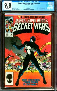 Marvel Super Heroes Secret Wars #8 CGC Graded 9.8 Venom Origin