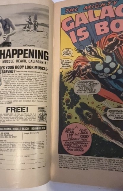 Thor #162 (1969)Thor vs Galactus nice color
