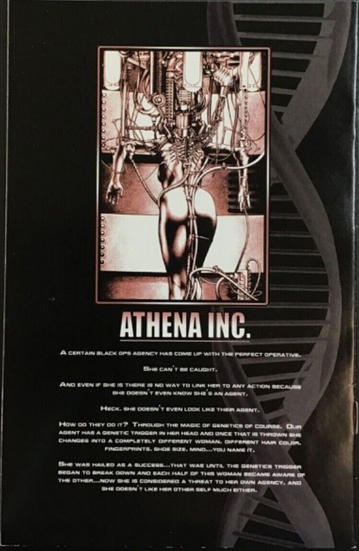 Athena Inc. Limited Edition Ashcan Direct Market Premium - Image Comics - 2001