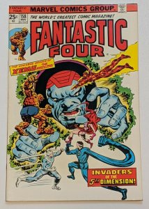 Fantastic Four #158 (May 1975, Marvel) F/VF 7.0 Quicksilver and Xemu appearance 