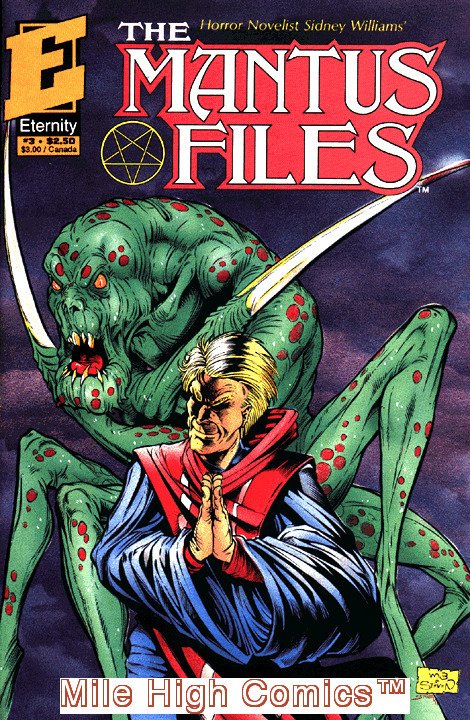 MANTUS FILES (1991 Series) #3 Very Fine Comics Book
