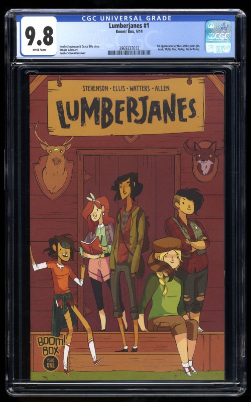 Lumberjanes #1 CGC NM/M 9.8 White Pages Boom Studios!