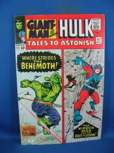 TALES TO ASTONISH 67 F VF HULK WASP MARVEL 1965