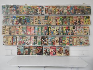 Huge Lot of 100+ Low Grade Comics W/ Walt Disney Comics, King Comics, +More!