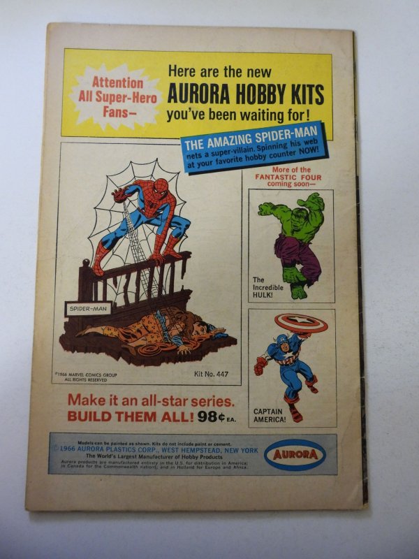 Strange Tales #154 (1967) VG Condition 1 Spine Split