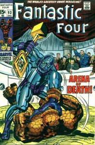 Fantastic Four (Vol. 1) #93 VG ; Marvel | low grade comic 1st cover appearance T