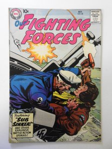 Our Fighting Forces #38 (1958) VG+ Condition moisture stain
