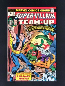 Super-Villain Team-Up #2 (1975) VF Sub-Mariner & Dr. Doom