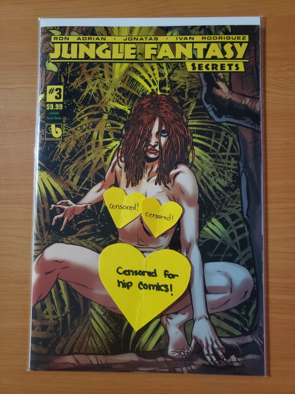 Jungle Fantasy Secrets #3 Lorelei Feral Nude Variant Cover