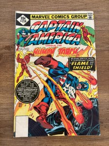 Captain America # 216 FN- Marvel Comic Book Falcon Avengers 22 J291