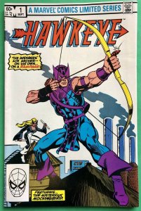 Hawkeye #1,2,3,4 Complete Set (1983) Marvel Hawkeye & Mockingbird Origin