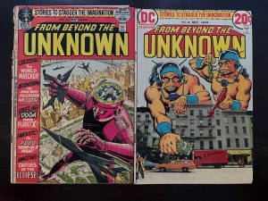 From Beyond the Unknown #16 22 DC 1972 #16 1.0 #22 4.0 VG