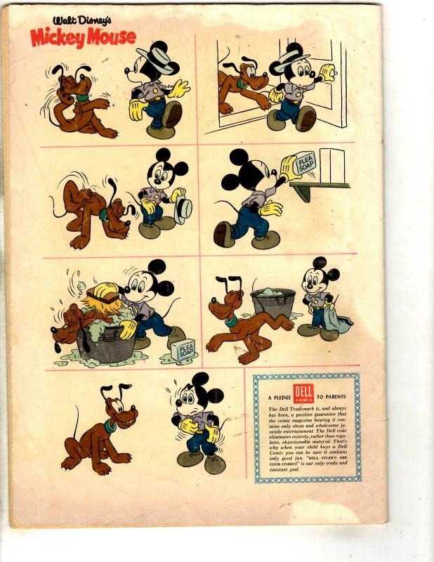 Mickey Mouse # 45 VG Dell Silver Age Comic Book Walt Disney Pluto Donald JL3