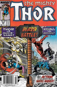 Thor #393 (Newsstand) FN ; Marvel | Daredevil Tom DeFalco