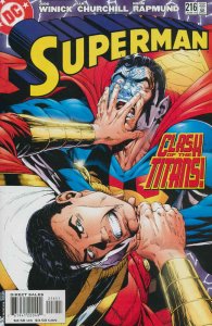 Superman (2nd Series) #216 FN ; DC | Judd Winick Shazam