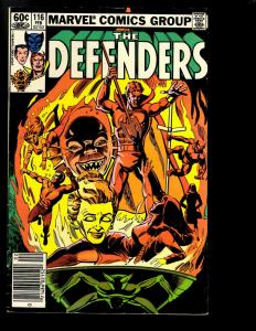 Lot of 7 The Defenders Marvel Comics # 77 115 116 117 118 119 120 122 EK4