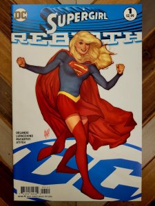 Supergirl: Rebirth #1 Adam Hughes Cover (DC 2016) Cyborg Superman! Steve Orlando
