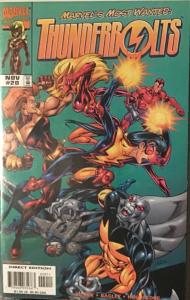 THUNDERBOLTS 1997 MARVEL #20-27 NM CONDITION 8  BOOK LOT 