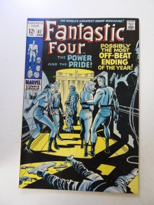 Fantastic Four #87 (1969) VG+ condition bottom staple detached from cover
