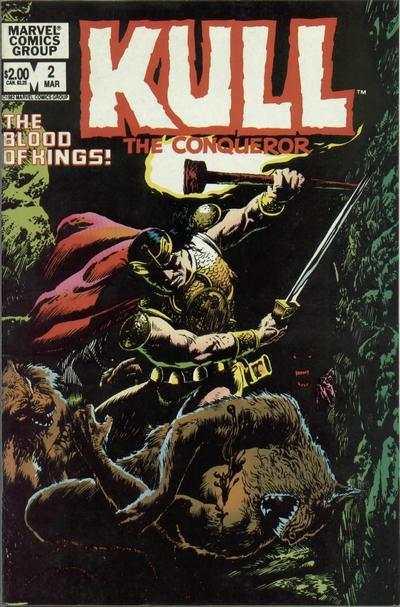 Kull the Conqueror (1982 series) #2, VF+ (Stock photo)