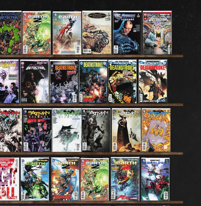 Huge Lot 150+ Comics with Batman Eternal, Detective Comics, Deathstroke & More!