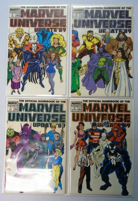 Marvel Universe Deluxe Edition Update Comic Lot, 20 Diff. Avg 8.0/VF (1985-89)