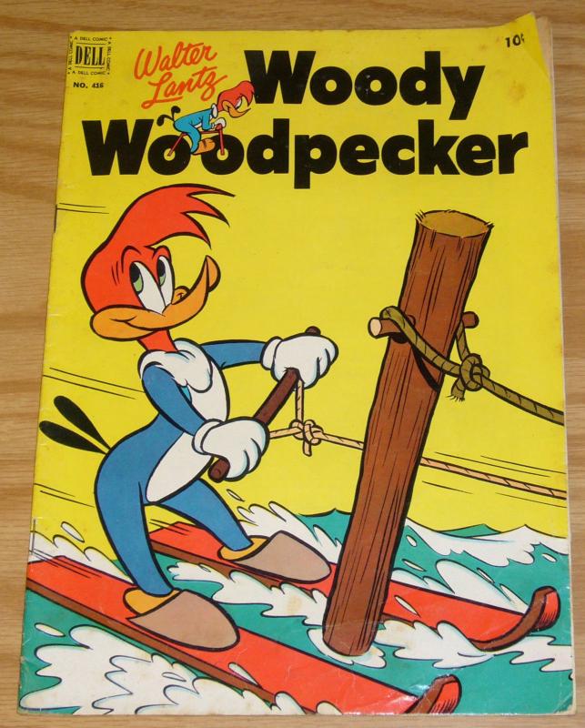 Four Color #416 VG+ september 1952 - woody woodpecker - walter lantz golden age