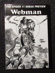 2001 WEBMAN #1 VF- The Spider Sneak Preview - Gene Colan - Argosy