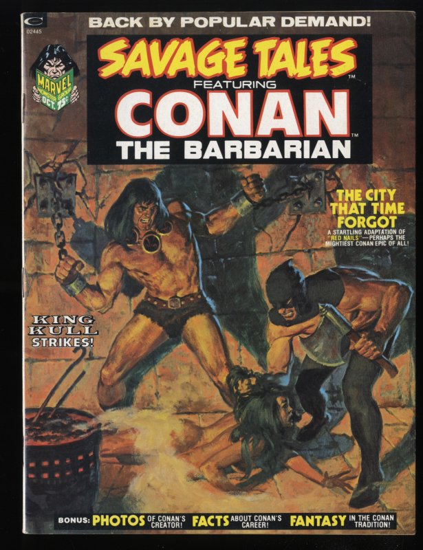 Savage Tales #2 FN/VF 7.0 Featuring Conan the Barbarian!