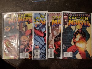 Captain Marvel 1-5 Complete Set 1 2 3 4 5 Marvel Comics 2008