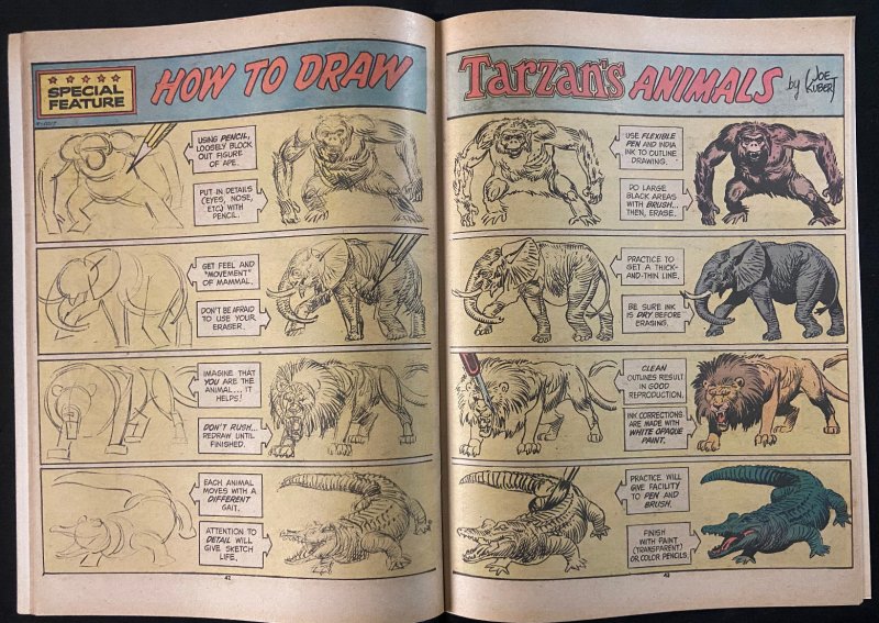 TARZAN JOE KUBERT ART C-29 TREASURY EDITION COMIC BOOK VF