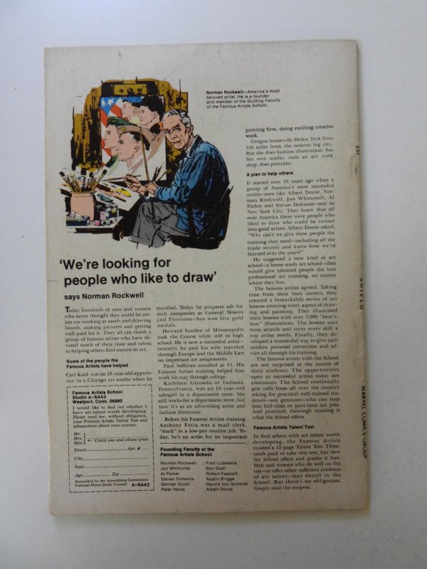 Nick Fury, Agent of SHIELD #16 (1970) FN/VF condition