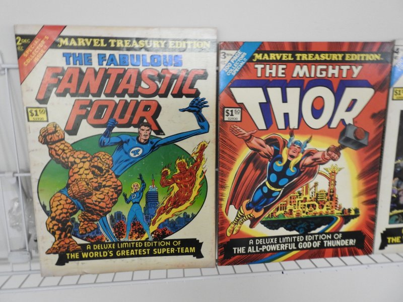 Amazing Lot Marvel Treasuries! (21) Higher VF- Avg Grade!! Star Wars, Hulk, Thor