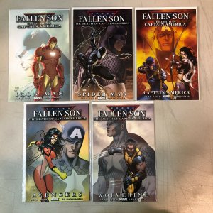 Fallen Son The Death Of Captain America (2007) 5-part story VF+/NM Complete Set