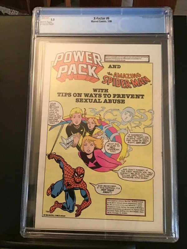 X-Factor #6 CGC 8.0