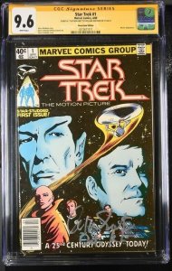 Star Trek (1980) #1 (CGC 9.6) Signed & Captain Kirk William Shatner *Newsstand