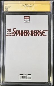 Edge Of Spider-Verse # 1 (CGC 9.8 SS) Signed Mahmud Asrar  * Census = 2 * Marvel