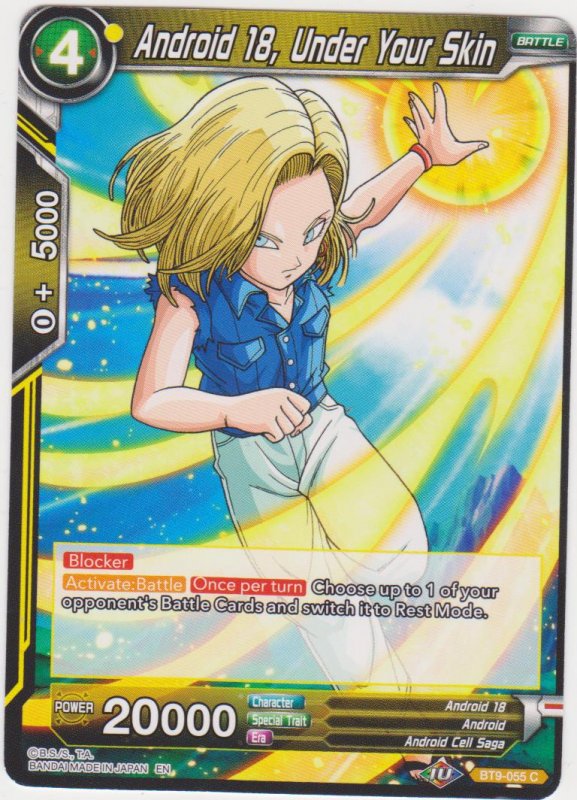 Dragon Ball Super CCG - Universal Onslaught - Android 18 Under Your Skin