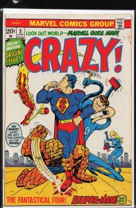 Crazy #3 (1973) Fantastical Four